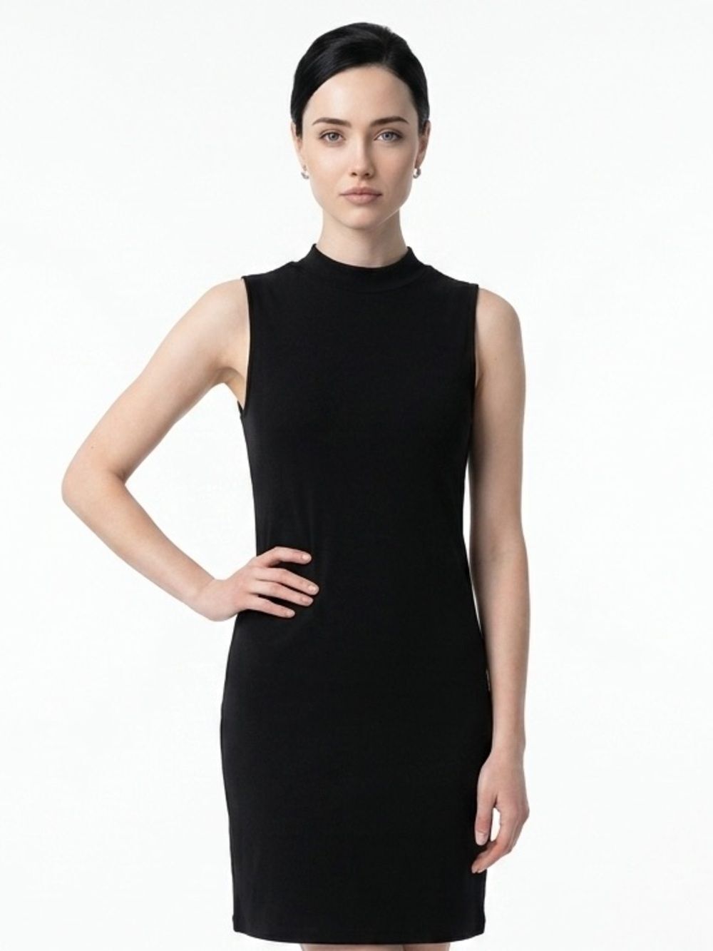 MADEWELL | Mock Neck Tank Black Dress Women’s Size Small